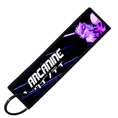 "JAPANESE ARCANINE" CUSTOM KEY TAG