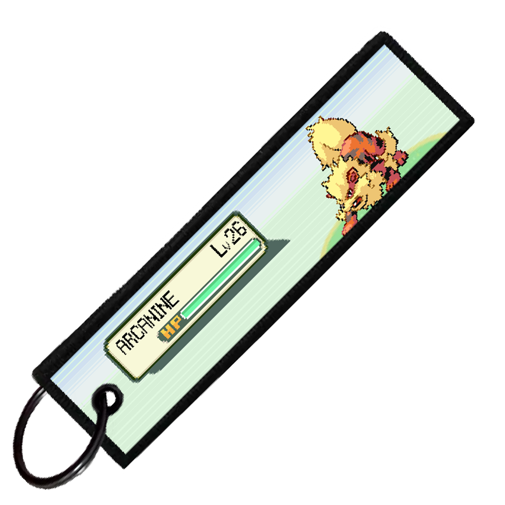"ARCANINE BATTLE ENCOUNTER" CUSTOM KEY TAG