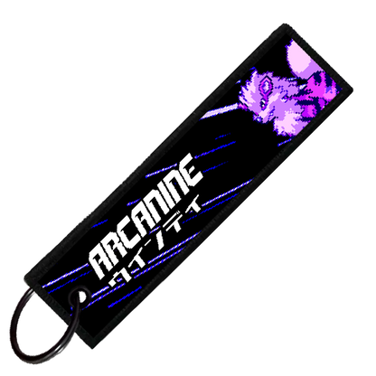 "JAPANESE ARCANINE" CUSTOM KEY TAG