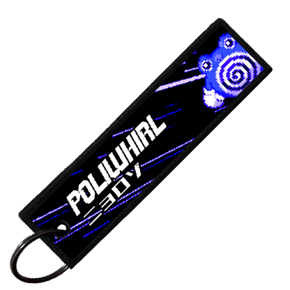 "JAPANESE POLIWHIRL" CUSTOM KEY TAG