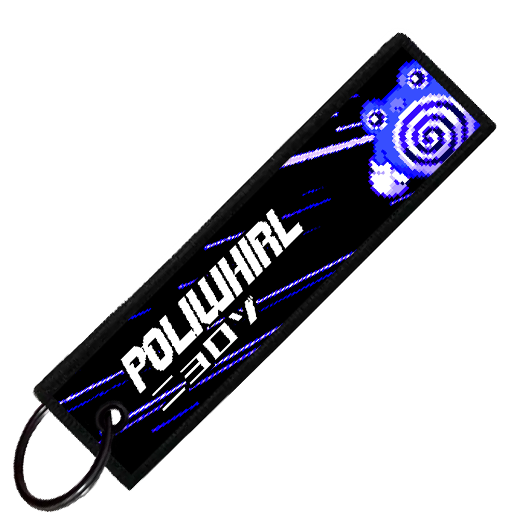 "JAPANESE POLIWHIRL" CUSTOM KEY TAG