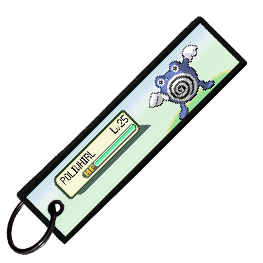 "POLIWHIRL BATTLE ENCOUNTER" CUSTOM KEY TAG