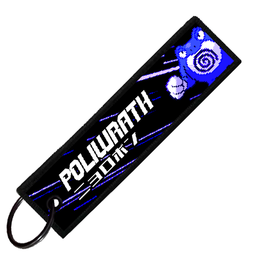 "JAPANESE POLIWRATH" CUSTOM KEY TAG