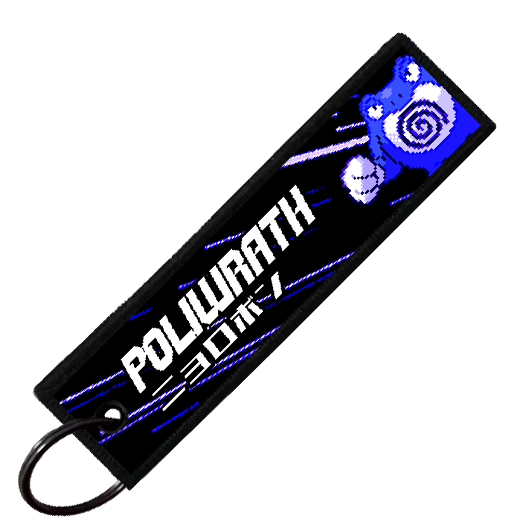 "JAPANESE POLIWRATH" CUSTOM KEY TAG