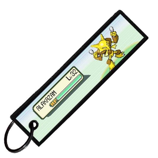 "ALAKAZAM BATTLE ENCOUNTER" CUSTOM KEY TAG