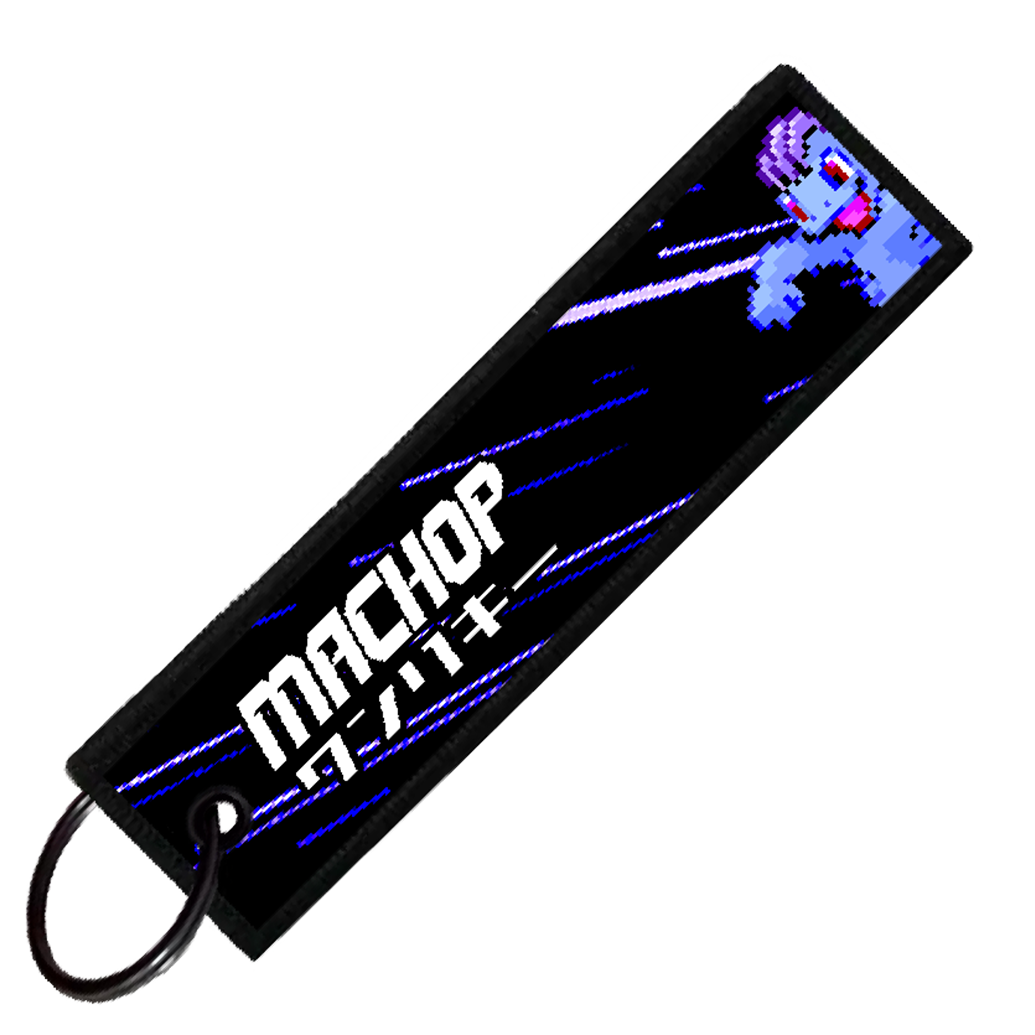 "JAPANESE MACHOP" CUSTOM KEY TAG