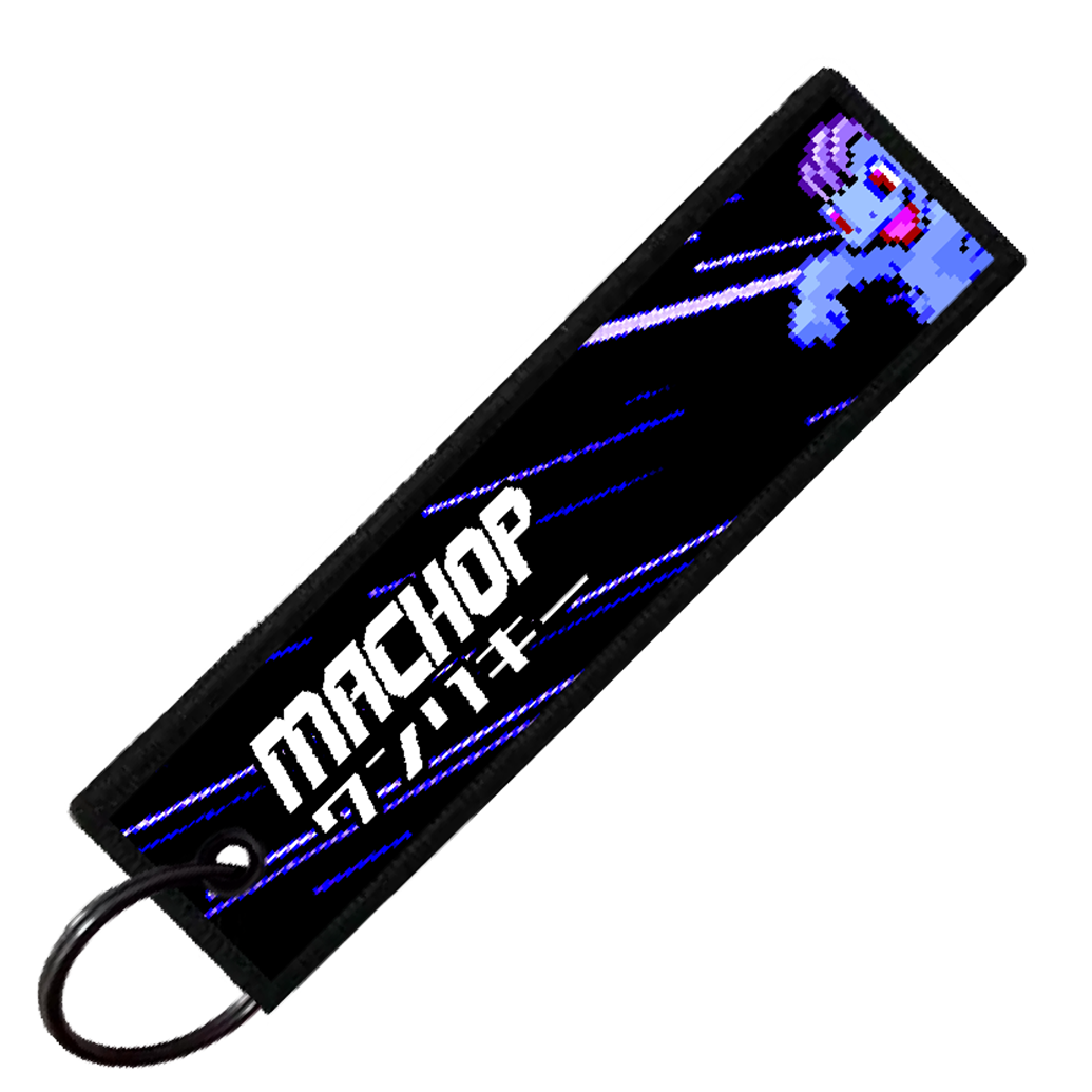 "JAPANESE MACHOP" CUSTOM KEY TAG