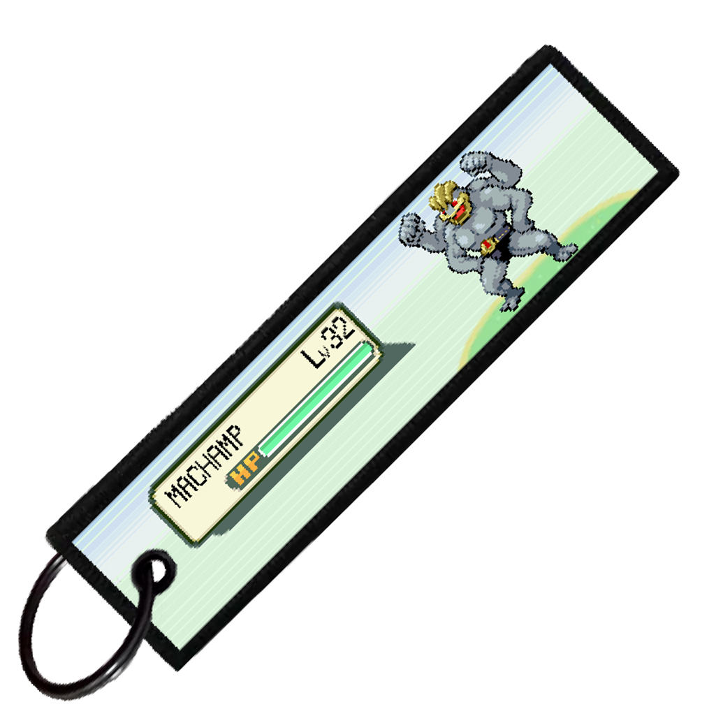 "MACHAMP BATTLE ENCOUNTER" CUSTOM KEY TAG