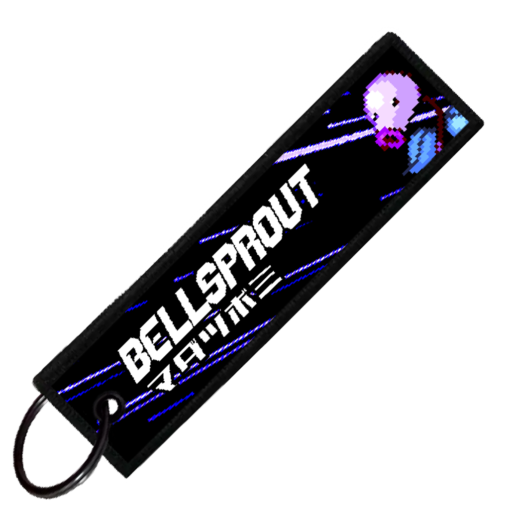 "JAPANESE BELLSPROUT" CUSTOM KEY TAG