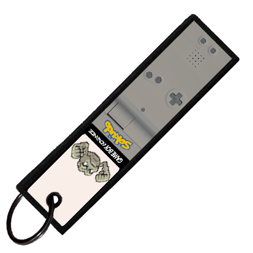 "GEODUDE GAMEBOY" CUSTOM KEY TAG
