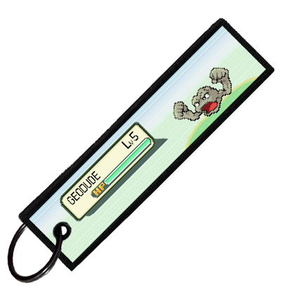 "GEODUDE BATTLE ENCOUNTER" CUSTOM KEY TAG
