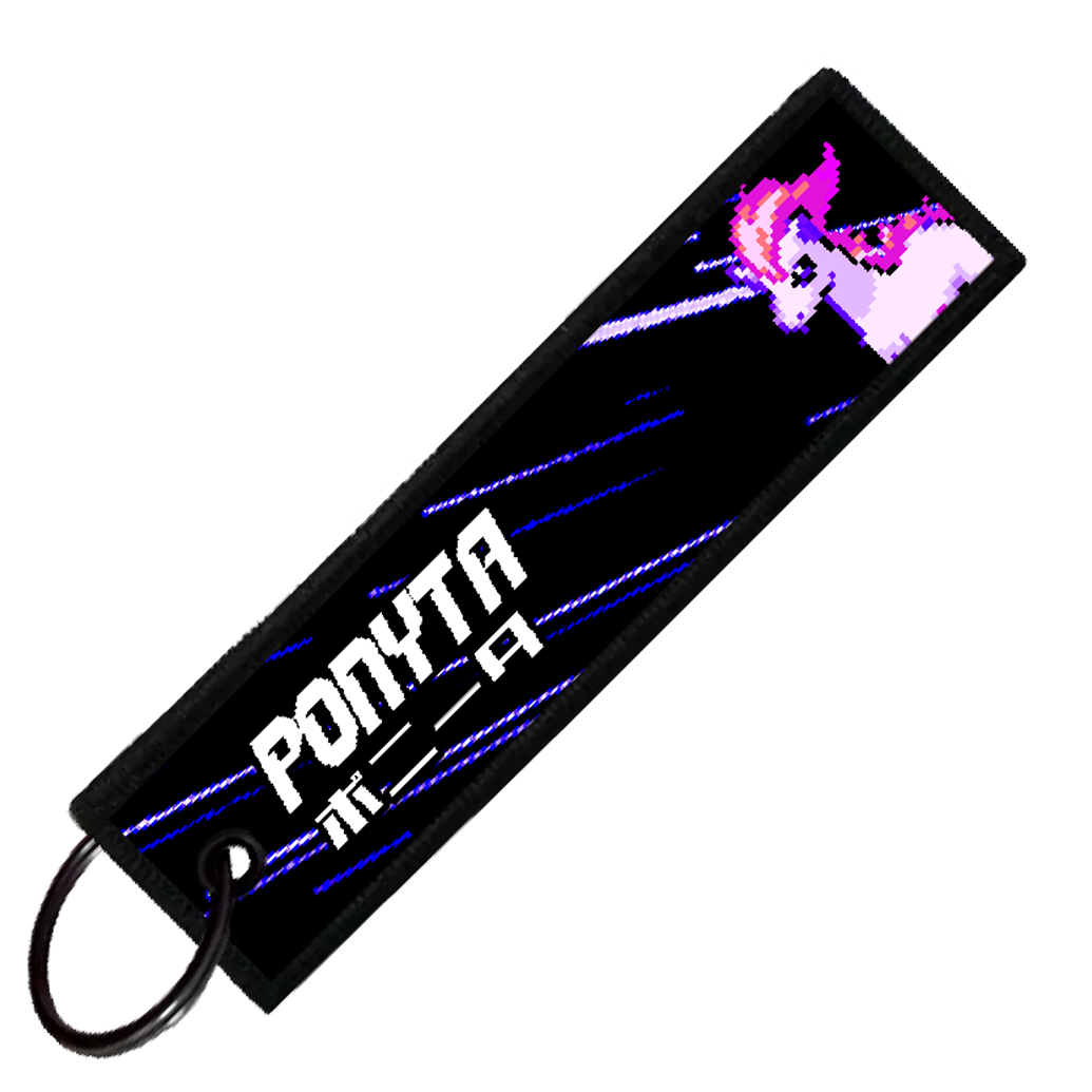 "JAPANESE PONYTA" CUSTOM KEY TAG