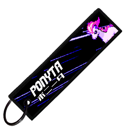 "JAPANESE PONYTA" CUSTOM KEY TAG