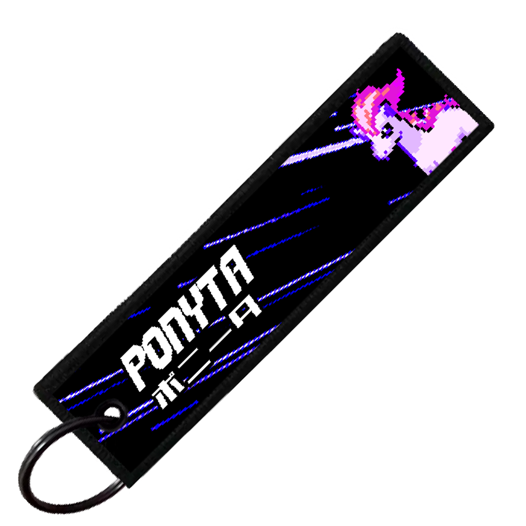 "JAPANESE PONYTA" CUSTOM KEY TAG