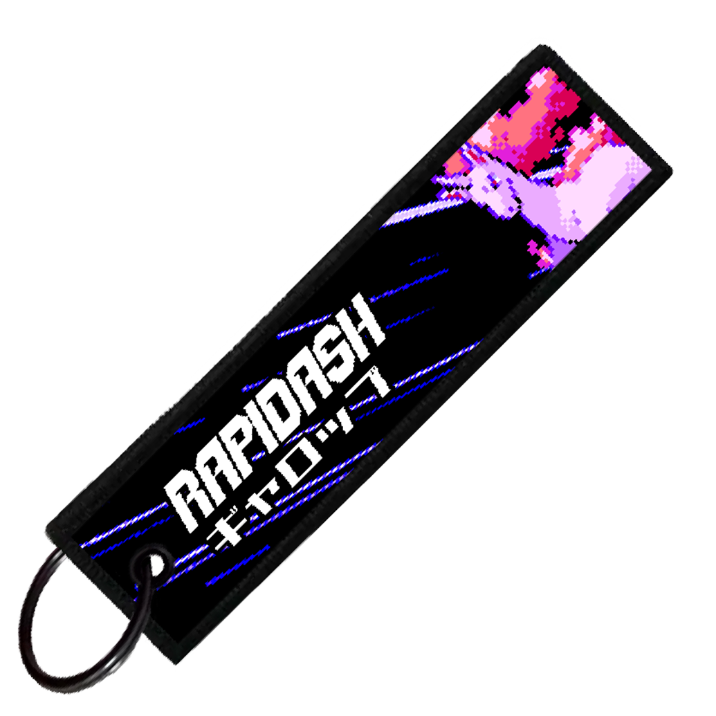 "JAPANESE RAPIDASH" CUSTOM KEY TAG