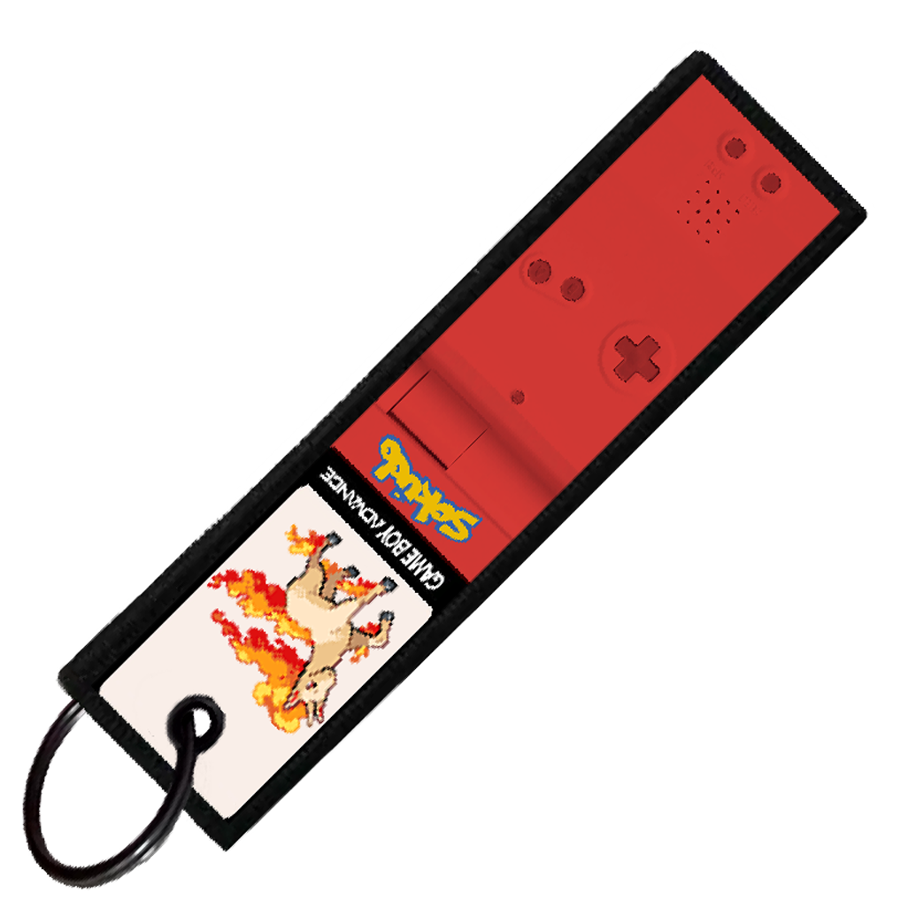 "RAPIDASH GAMEBOY" CUSTOM KEY TAG