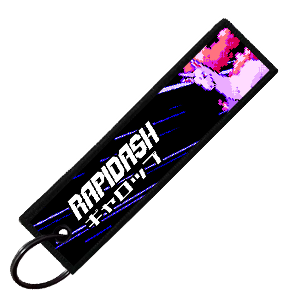 "JAPANESE RAPIDASH" CUSTOM KEY TAG