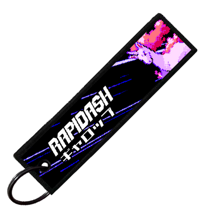 "JAPANESE RAPIDASH" CUSTOM KEY TAG