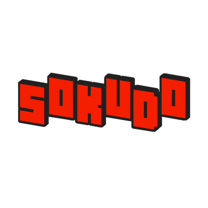 "8 BIT" SOKUDO DECAL LOGO