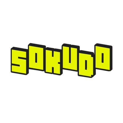 "8 BIT" SOKUDO DECAL LOGO