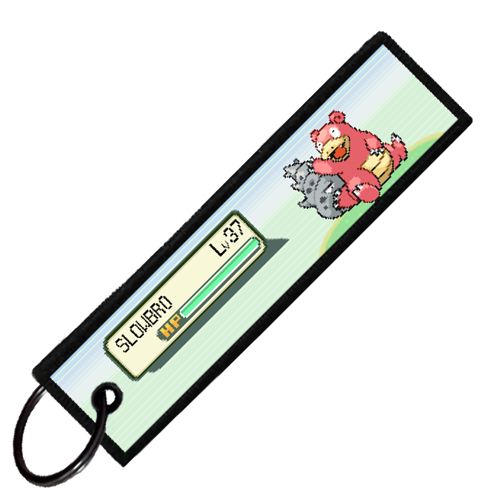"SLOWBRO BATTLE ENCOUNTER" CUSTOM KEY TAG