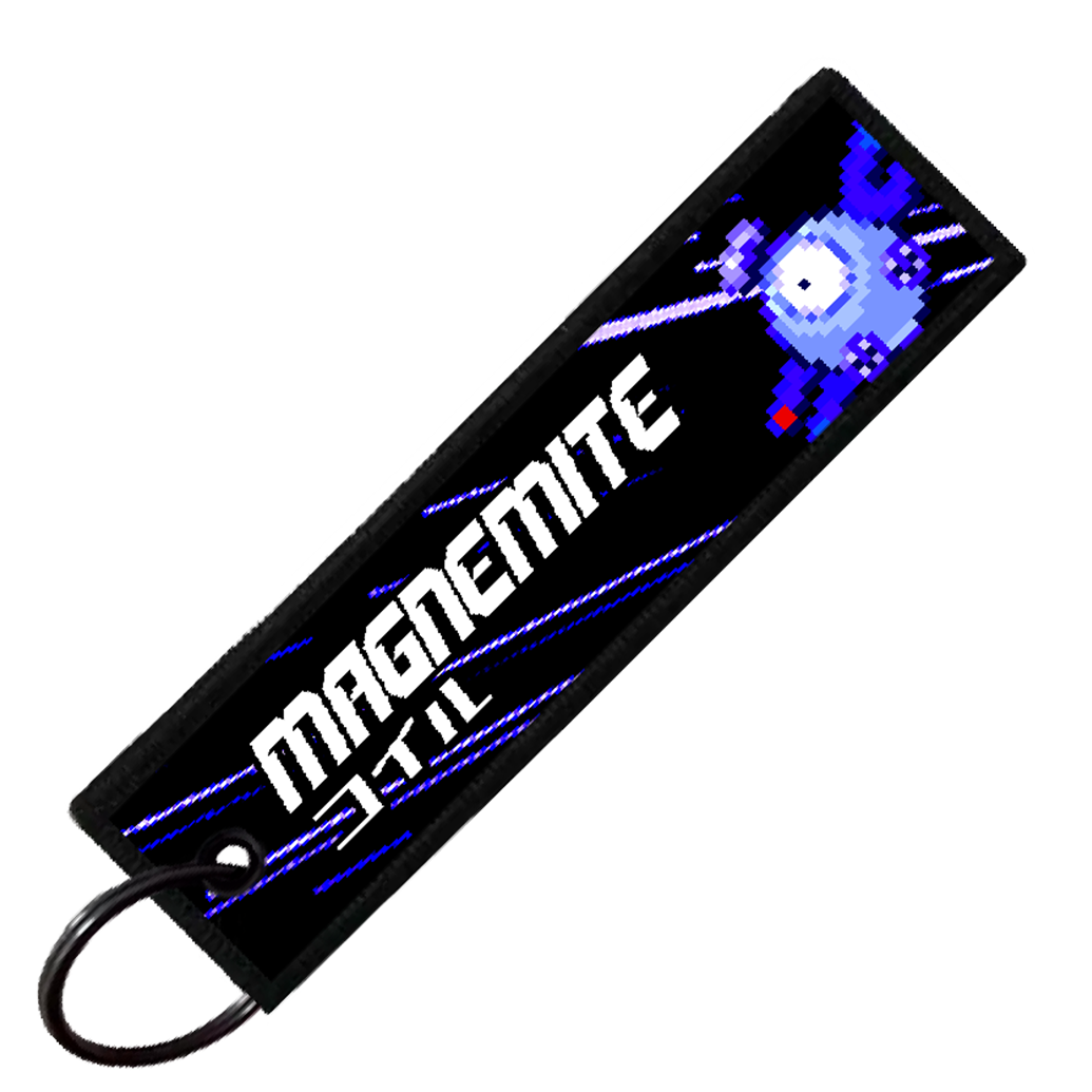 "JAPANESE MAGNEMITE" CUSTOM KEY TAG