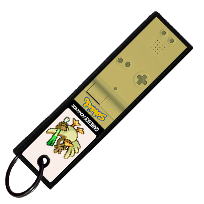 "FARFETCH'D GAMEBOY" CUSTOM KEY TAG