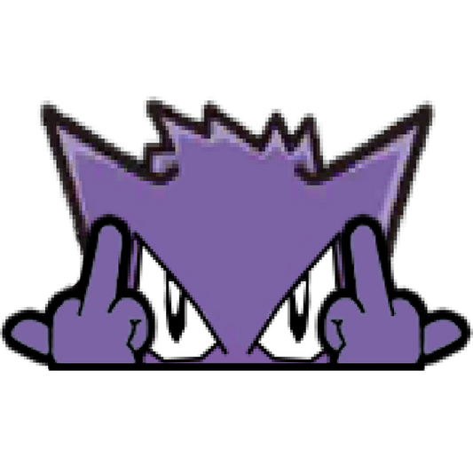 "GENGAR HEAD" WINDOW PEEKER