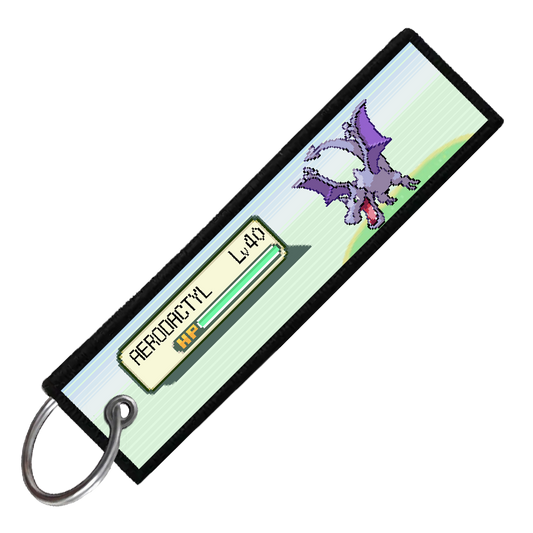 "AERODACTYL BATTLE ENCOUNTER" CUSTOM KEY TAG