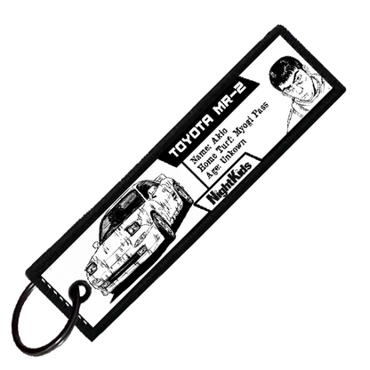 "AKIO DRIVER STATS" CUSTOM KEY TAG