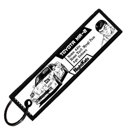 "AKIO DRIVER STATS" CUSTOM KEY TAG