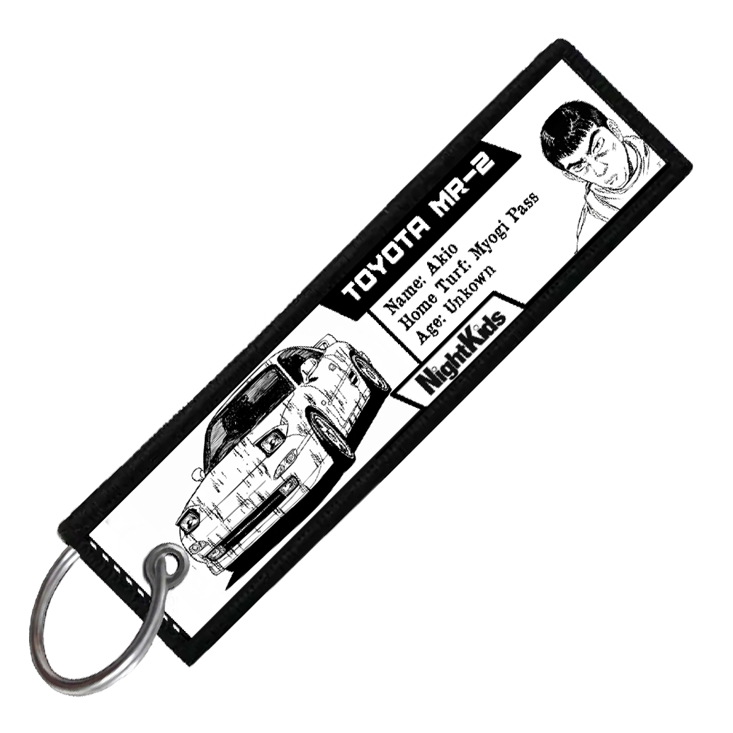 "AKIO DRIVER STATS" CUSTOM KEY TAG
