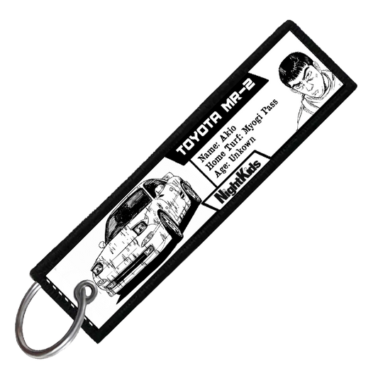 "AKIO DRIVER STATS" CUSTOM KEY TAG