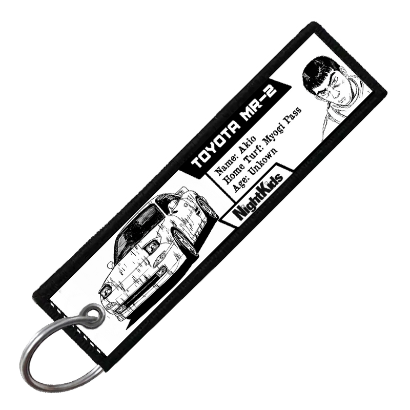 "AKIO DRIVER STATS" CUSTOM KEY TAG