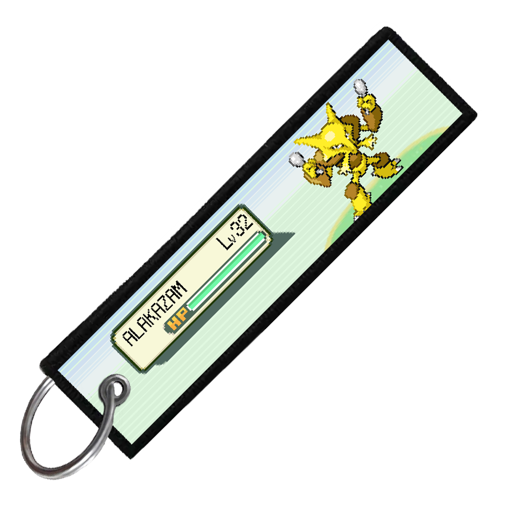 "ALAKAZAM BATTLE ENCOUNTER" CUSTOM KEY TAG