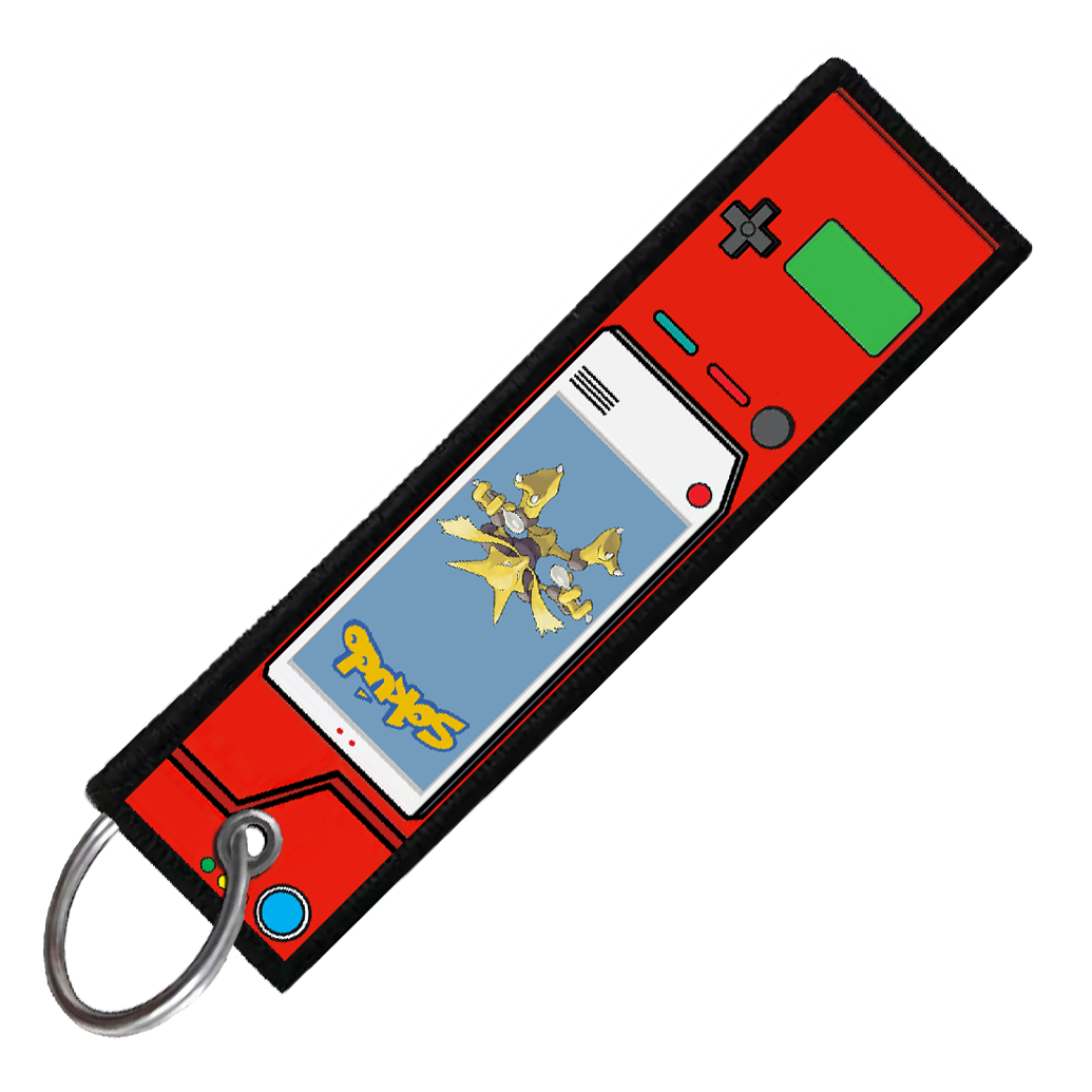 "ALAKAZAM POKEDEX" CUSTOM KEY TAG
