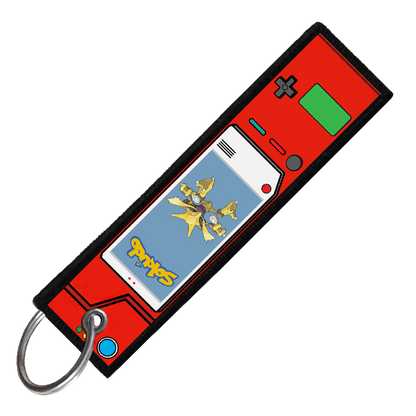 "ALAKAZAM POKEDEX" CUSTOM KEY TAG