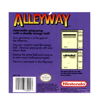 "ALLEYWAY" GAMEBOY AIR FRESHENER