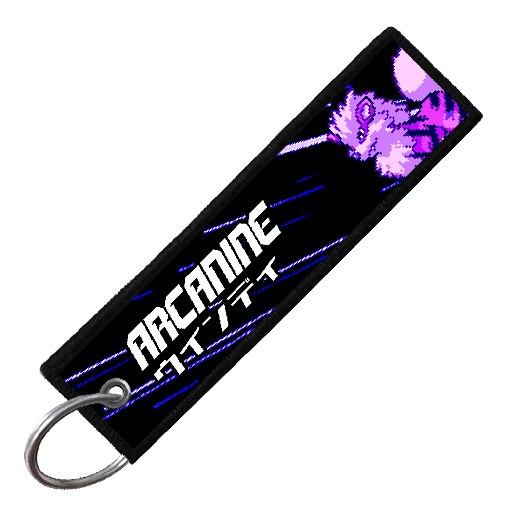 "JAPANESE ARCANINE" CUSTOM KEY TAG