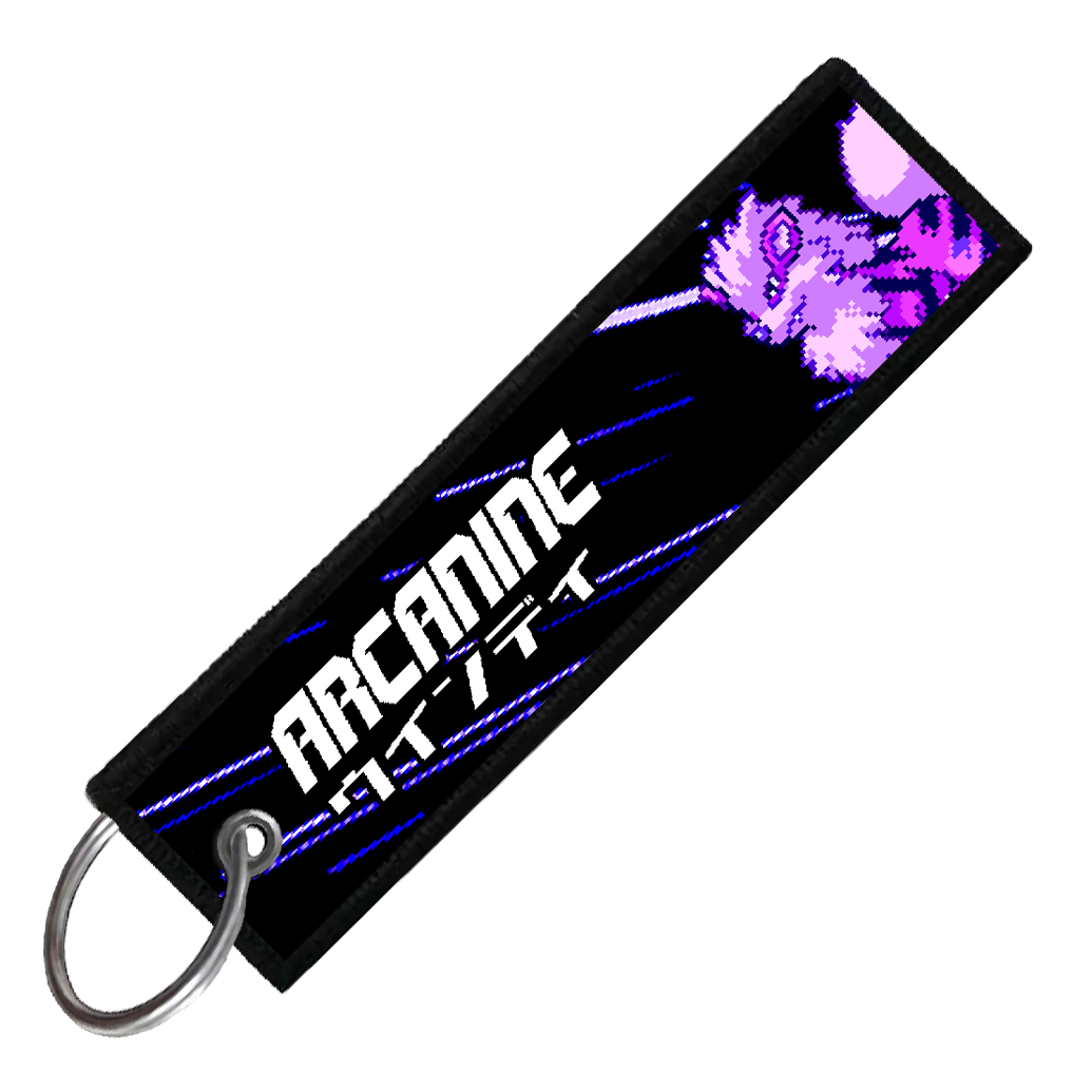 "JAPANESE ARCANINE" CUSTOM KEY TAG