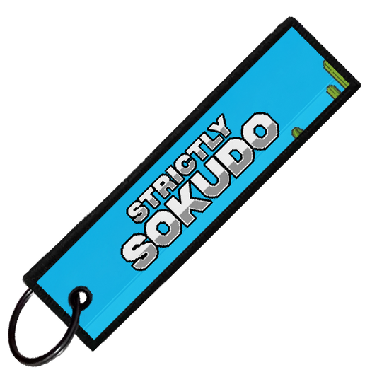 "AUDI QUATTRO 8-BIT RALLY" CUSTOM KEY TAG