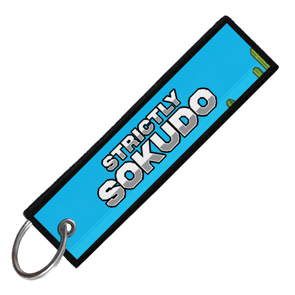 "AUDI QUATTRO 8-BIT RALLY" CUSTOM KEY TAG