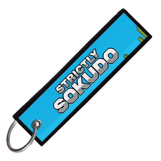 "AUDI QUATTRO 8-BIT RALLY" CUSTOM KEY TAG