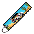 "AUDI QUATTRO 8-BIT RALLY" CUSTOM KEY TAG