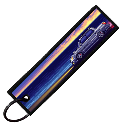 "BAJA PIXEL SIDE PROFILES" CUSTOM KEY TAG