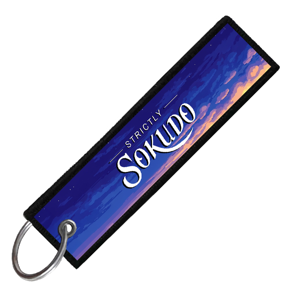 "BAJA PIXEL SIDE PROFILES" CUSTOM KEY TAG