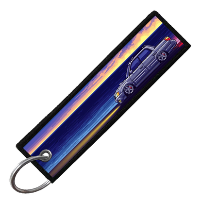 "BAJA PIXEL SIDE PROFILES" CUSTOM KEY TAG