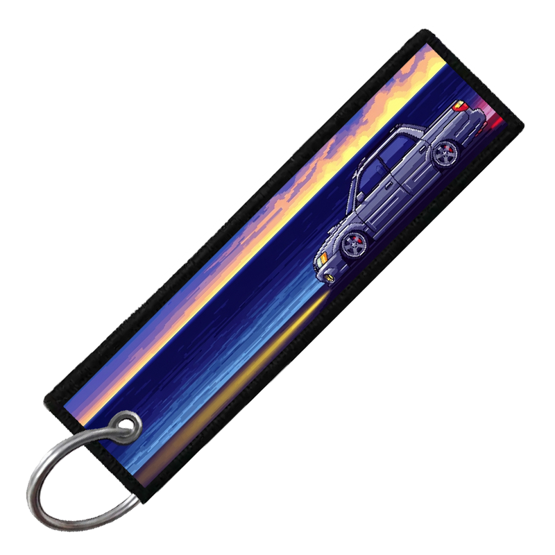 "BAJA PIXEL SIDE PROFILES" CUSTOM KEY TAG