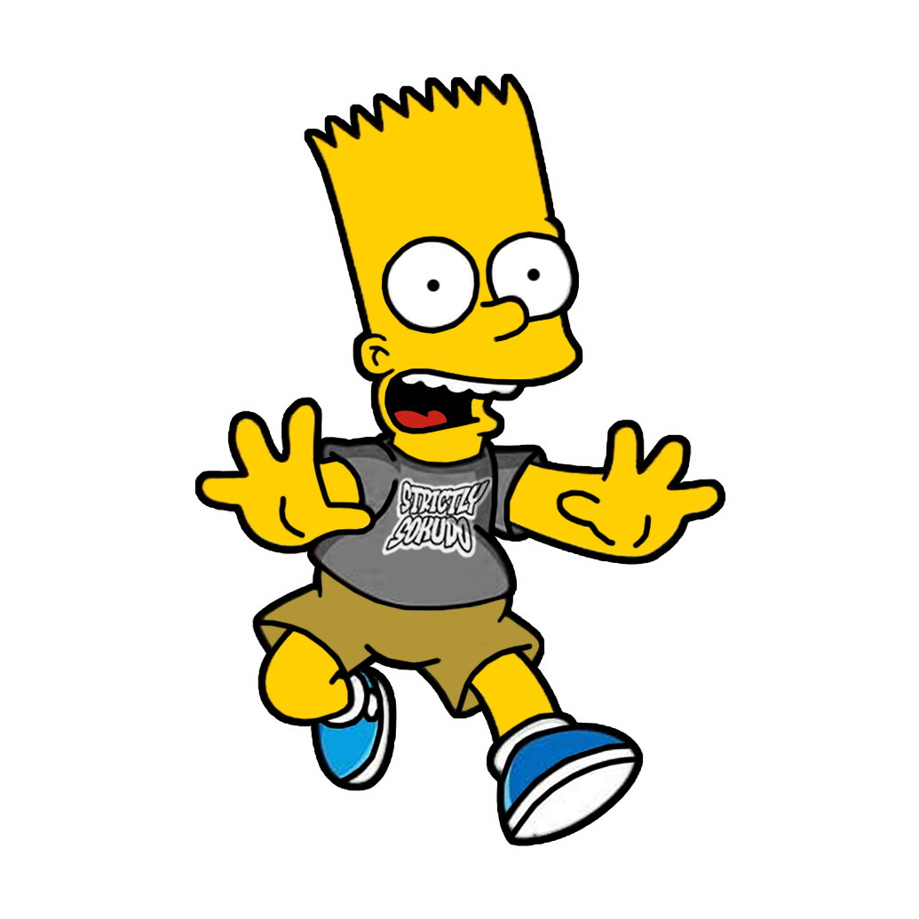 "FALLING BART" SIMPSON DECAL