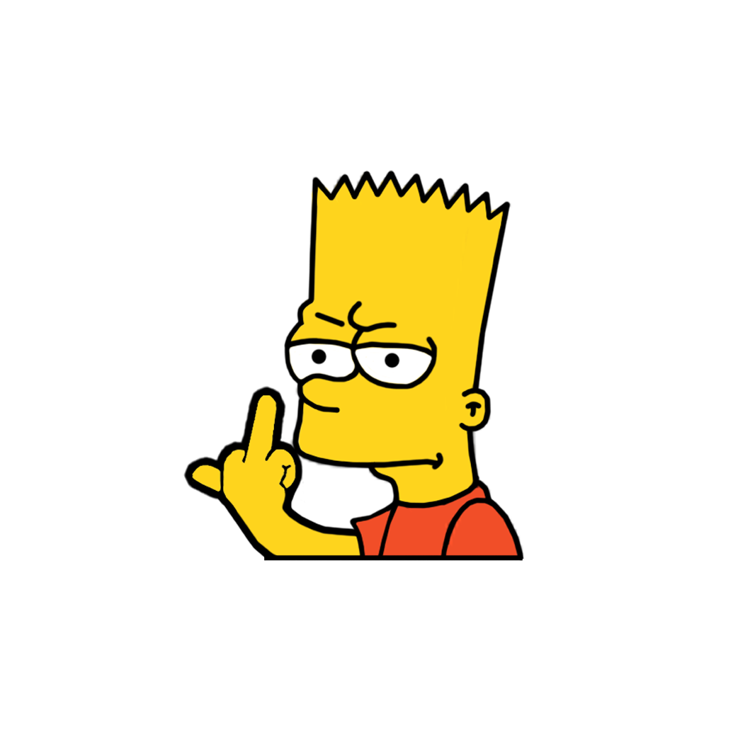 "BART" SIMPSON WINDOW PEEKER